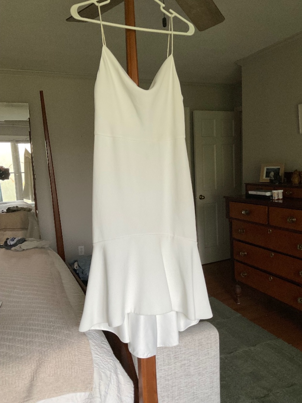 Alice and Olivia Vneck midi dress